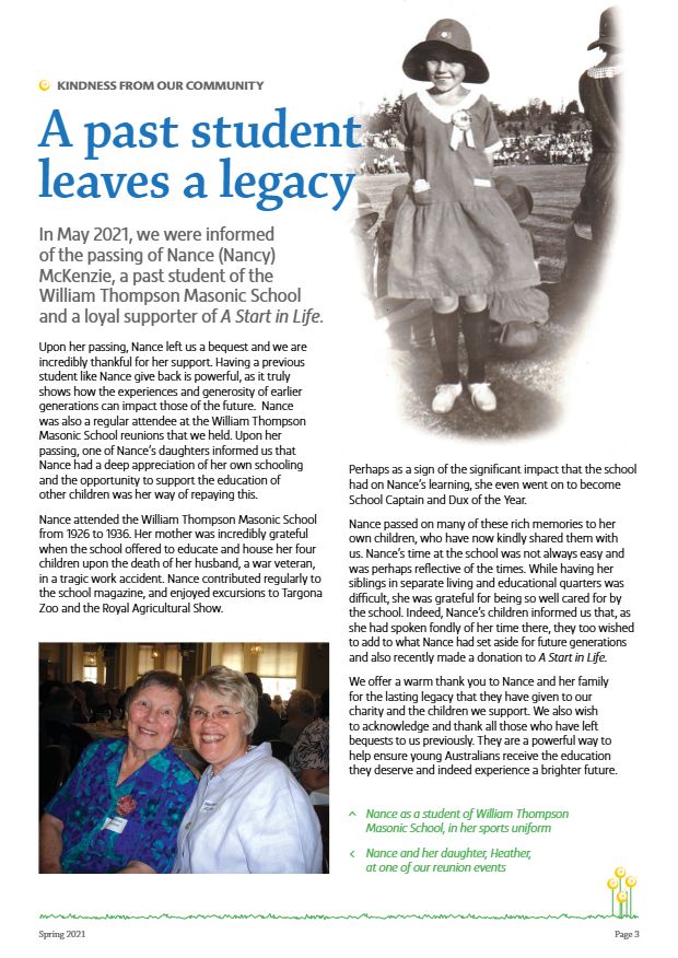 Page 3 of Brighter Futures, Spring 2021