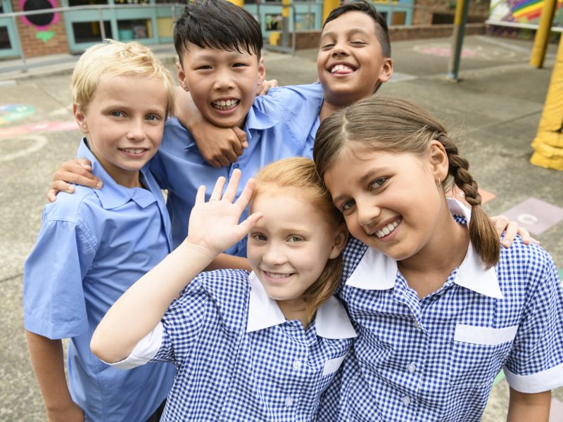 Students at school
