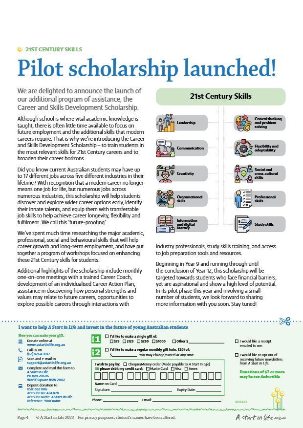 Page 4 of Brighter Futures, April 2023